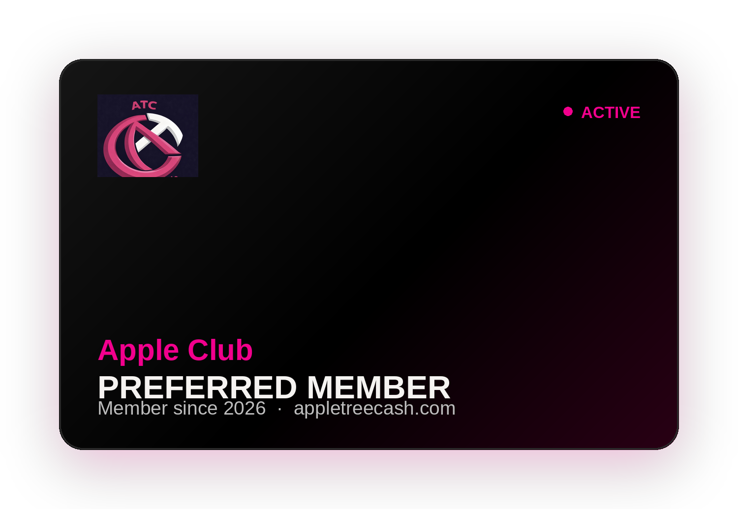 Apple Club preferred member card